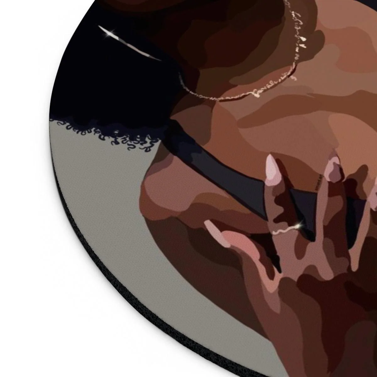 A Black woman Mouse Pad - Image 5