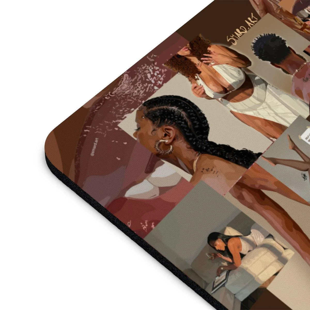 BLACK IS BEAUTY Mouse Pad - Image 5
