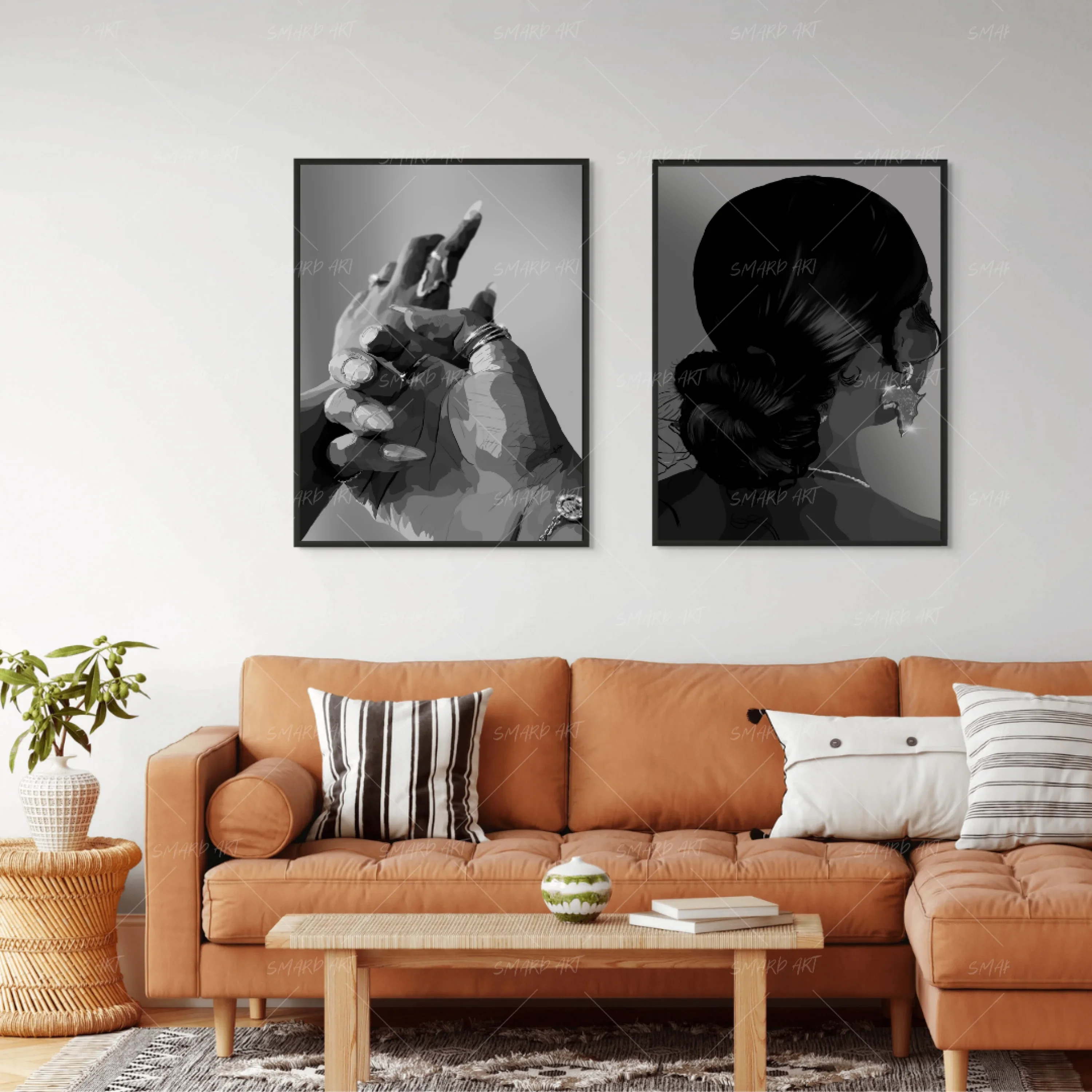 Low Bun B&W - Image 5