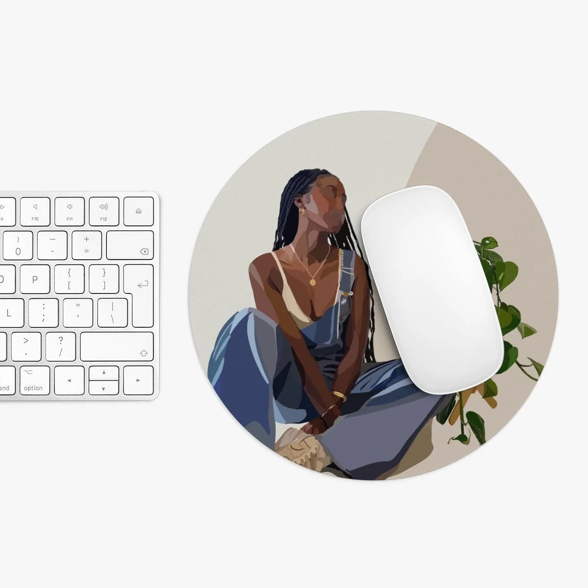 Plant mom Mouse Pad - Image 3