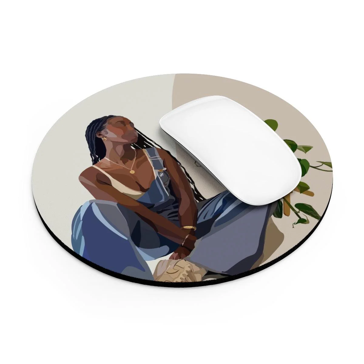 Plant mom Mouse Pad - Image 4