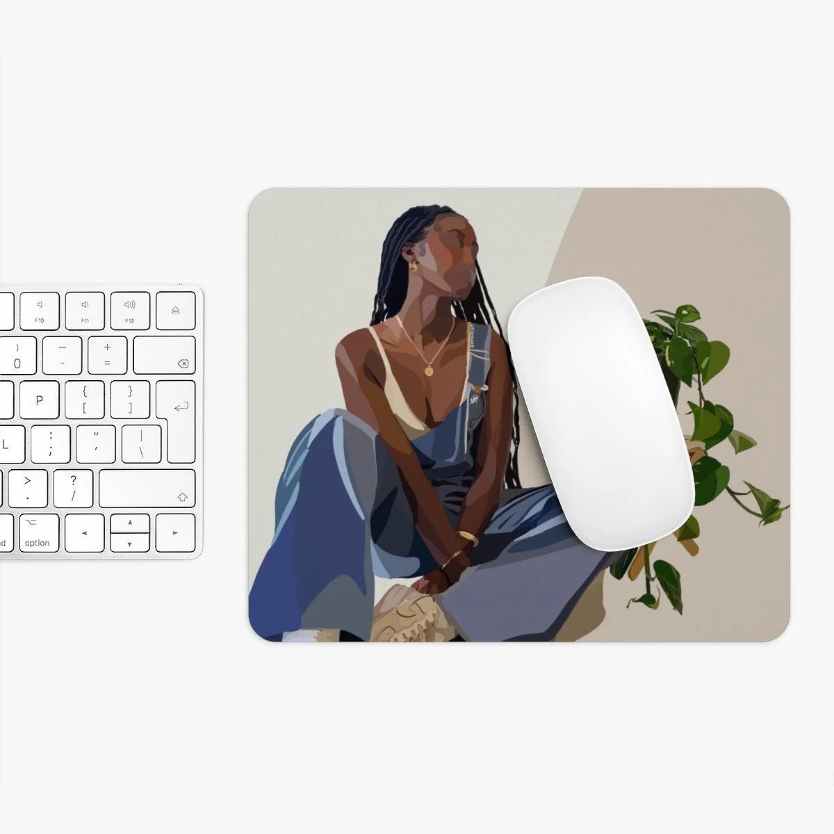 Plant mom Mouse Pad - Image 8