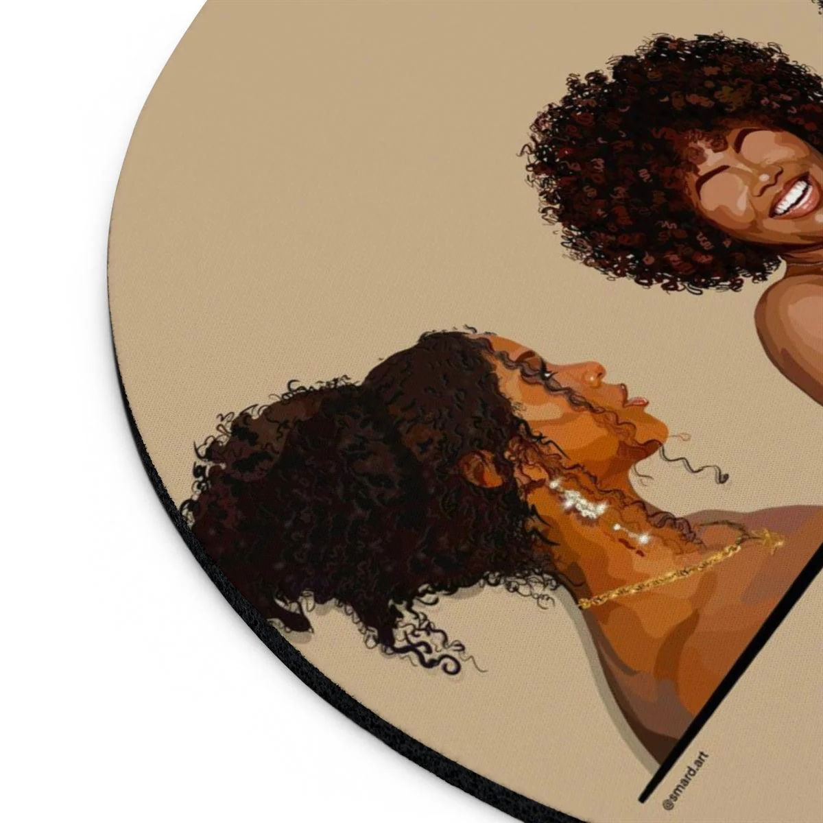Pretty curls Mouse Pad - Image 5