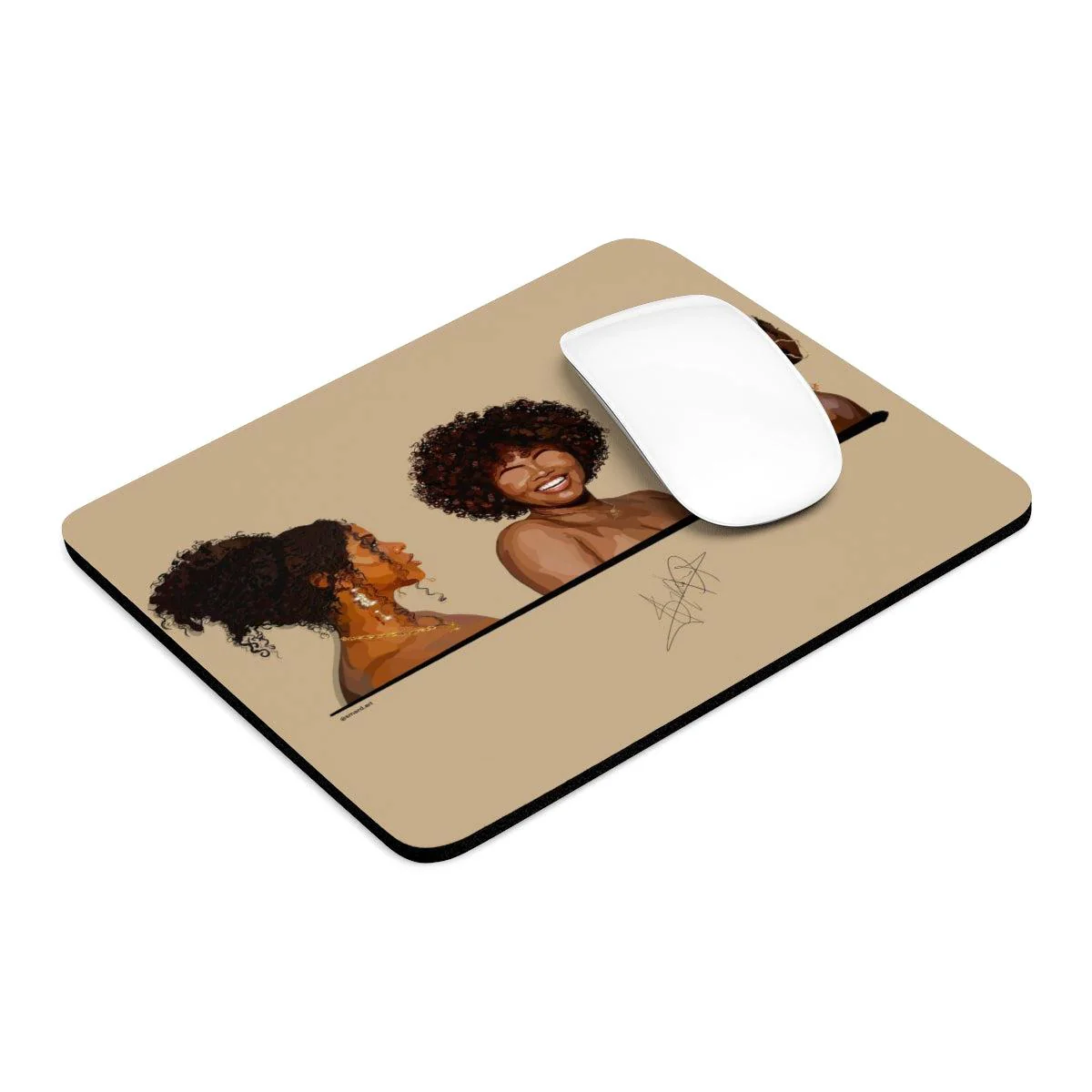 Pretty curls Mouse Pad - Image 9