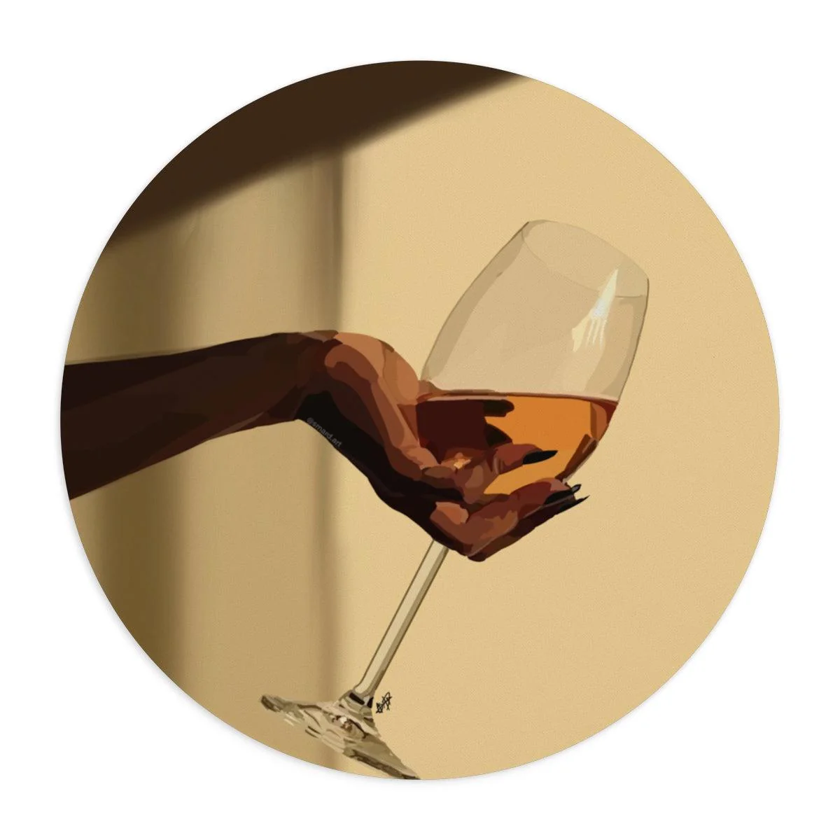 Sun & wine Mouse Pad - Image 6